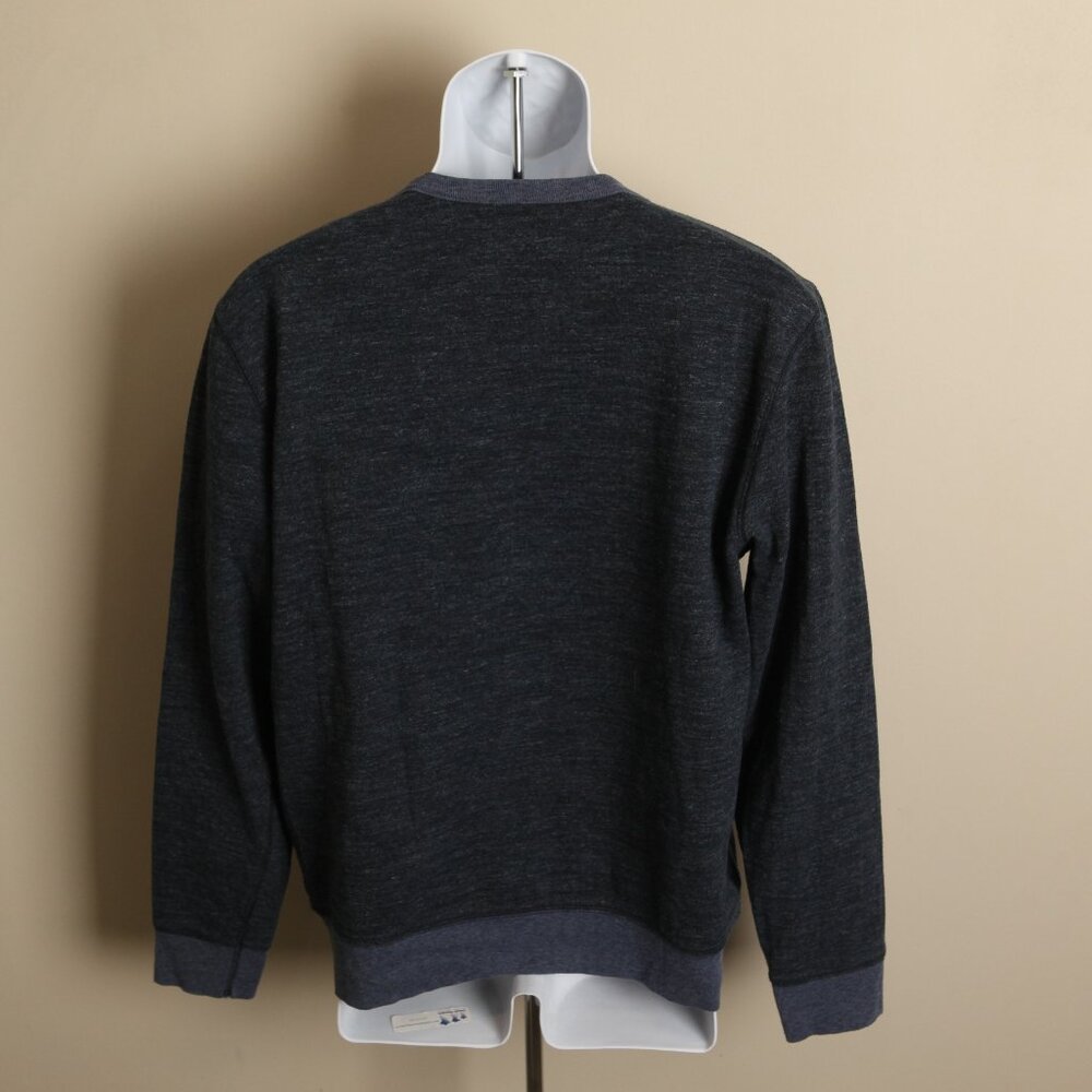 Faherty Men's dark blue crewneck flecked Sweatshirt Medium M EUC - Picture 6 of 6